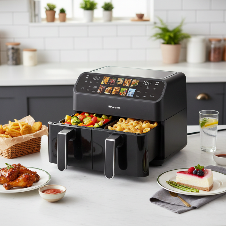 Air Fryer Duo 9L Expert Sans Huile® - 2x4.5L 10 Prog 2000W