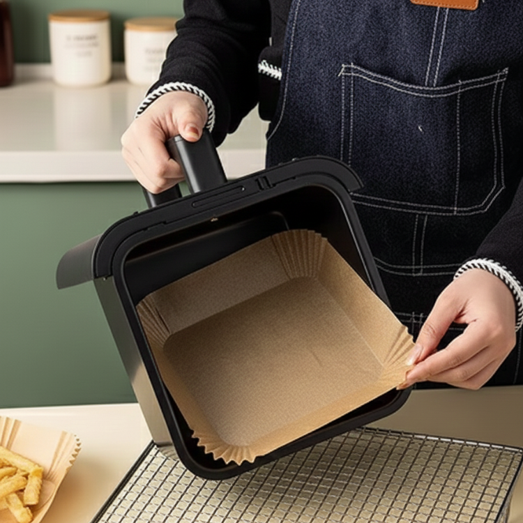 Papier de cuisson | Carré - 23 cm