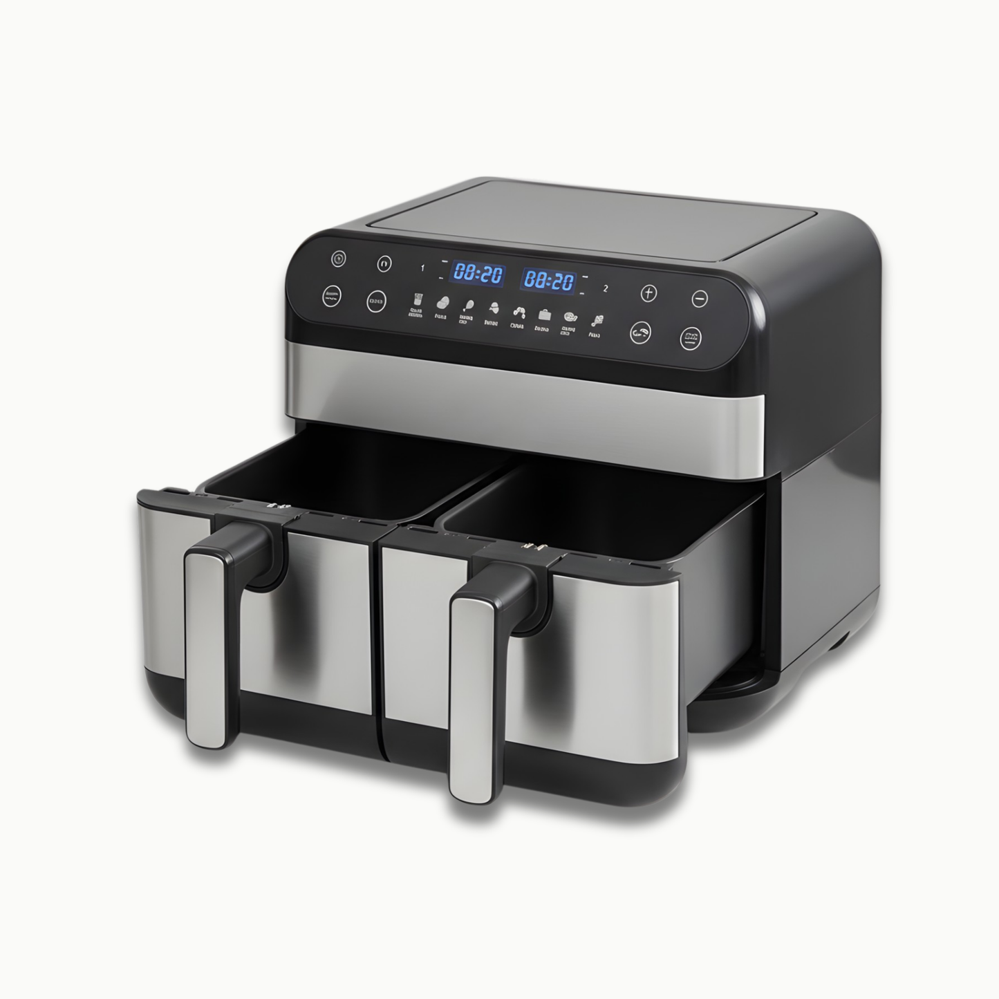 Air Fryer Duo 10L Expert Sans Huile® - 2400W Dual Zone 8 Prog